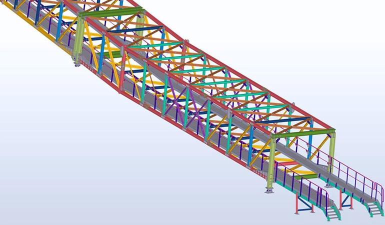 Features of Tekla Structures for Steel Detailing
