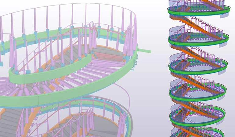 Features of Tekla Structures for Steel Detailing